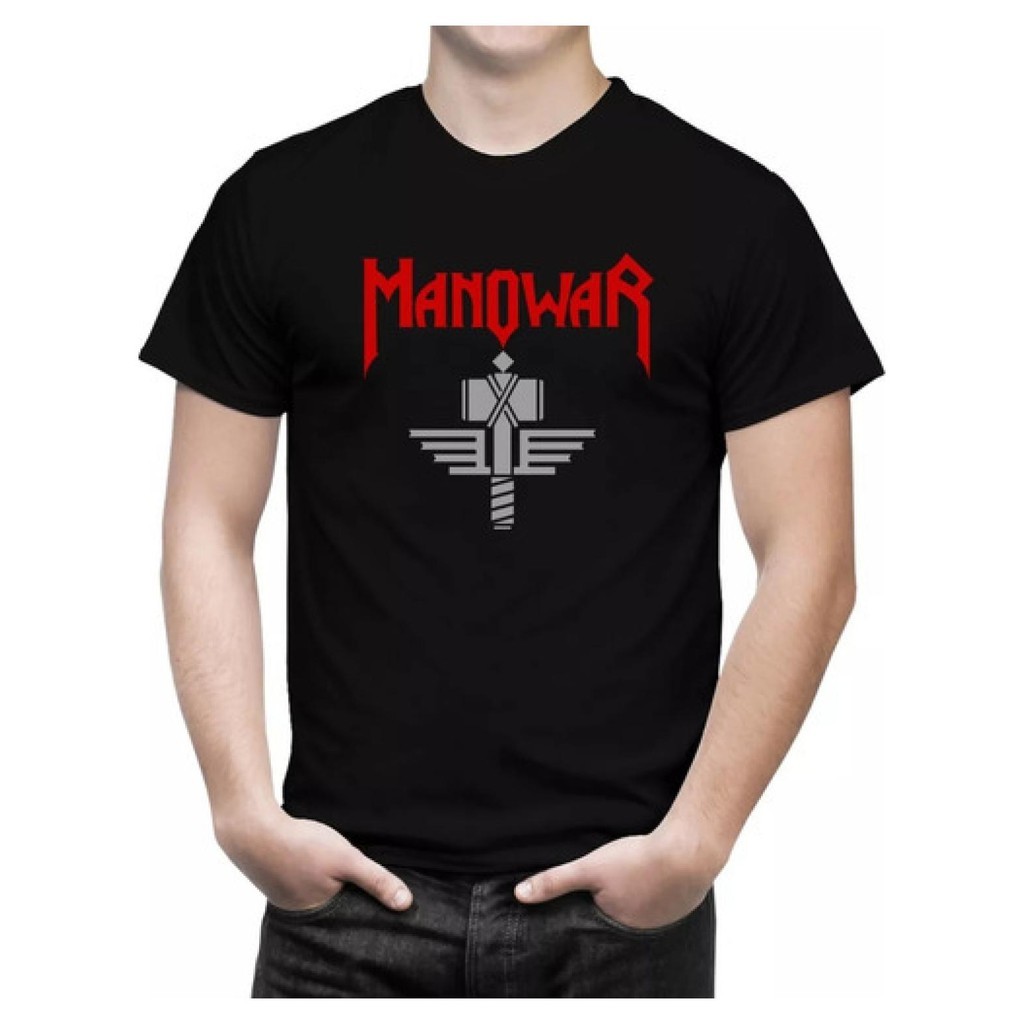 Amiseta Masculina Show Banda Manowar Kings Of Metal Heavy