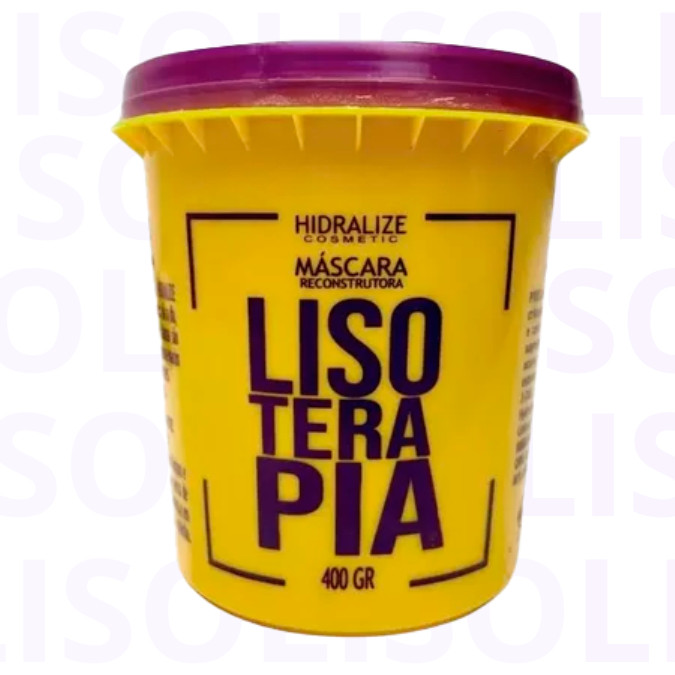 Mascara Reconstrutora Hidratação Capilar e Fortalecimento dos Fios Lisoterapia 400g em Oferta na Shopee