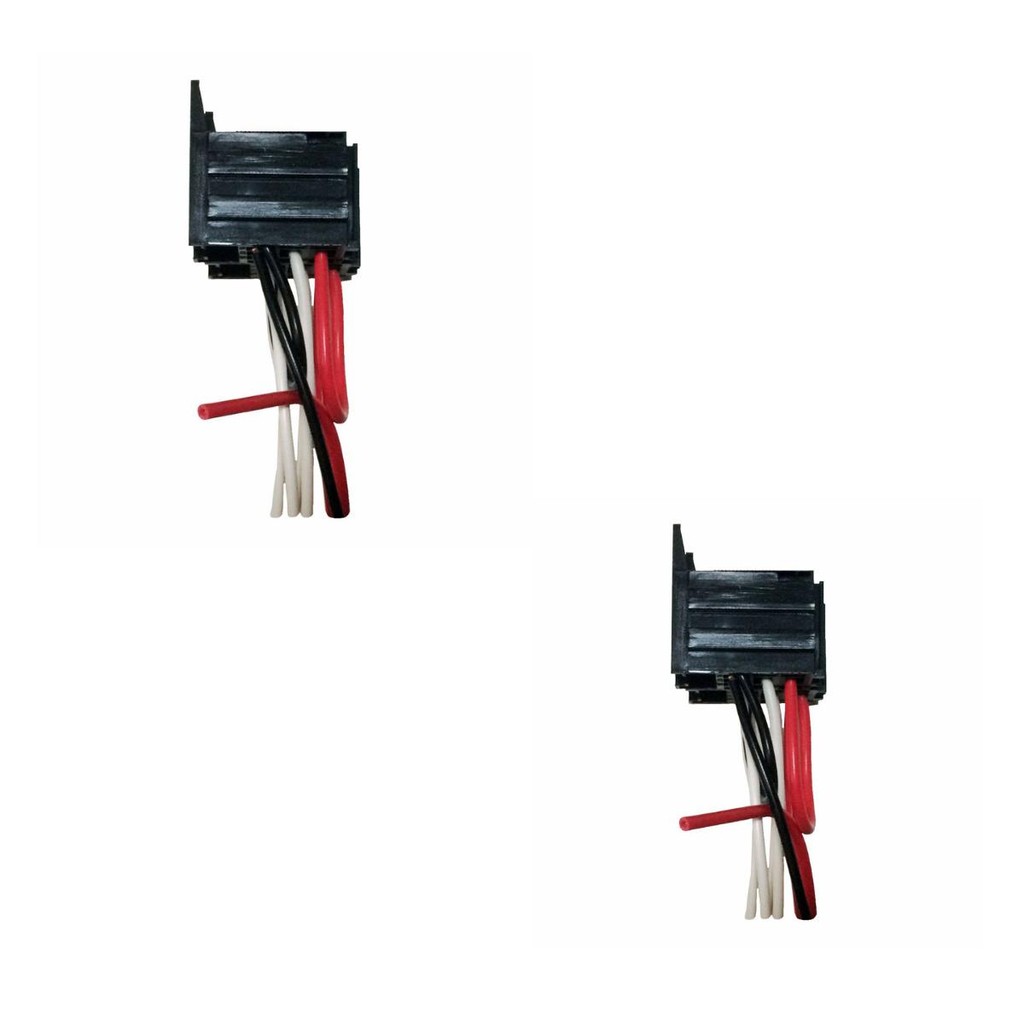 Kit com 2 Chicotes e Soquete para Mini Relés - DNI 7531