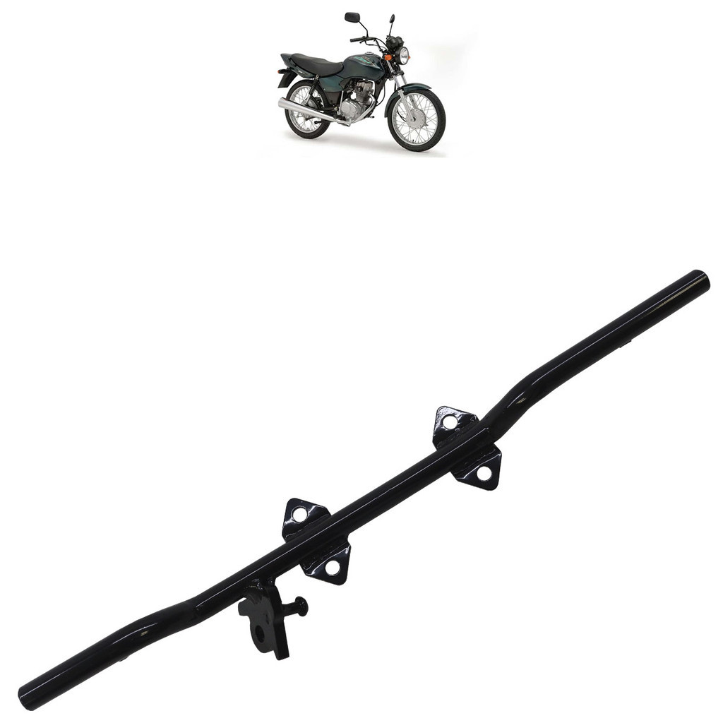 Estribo Pedal Apoio CG 125 Titan 2000 2001 2002 2003 2004 Preto