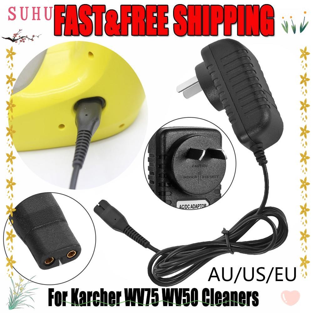 SUHU Carregador Acessórios Limpadores Fonte De Alimentação Para Karcher WV2 50 60 70 75 Series