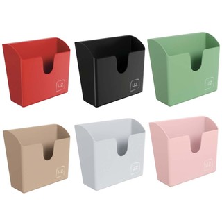 Porta Guardanapo Slim Quadrado Plástico P/ Mesa Cozinha Bar Várias Cores Envio Imediato