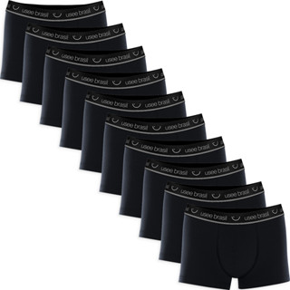 Kit 10 Cuecas Algodão Boxer Adulto Masculino Original Usee Brasil em Oferta na Shopee