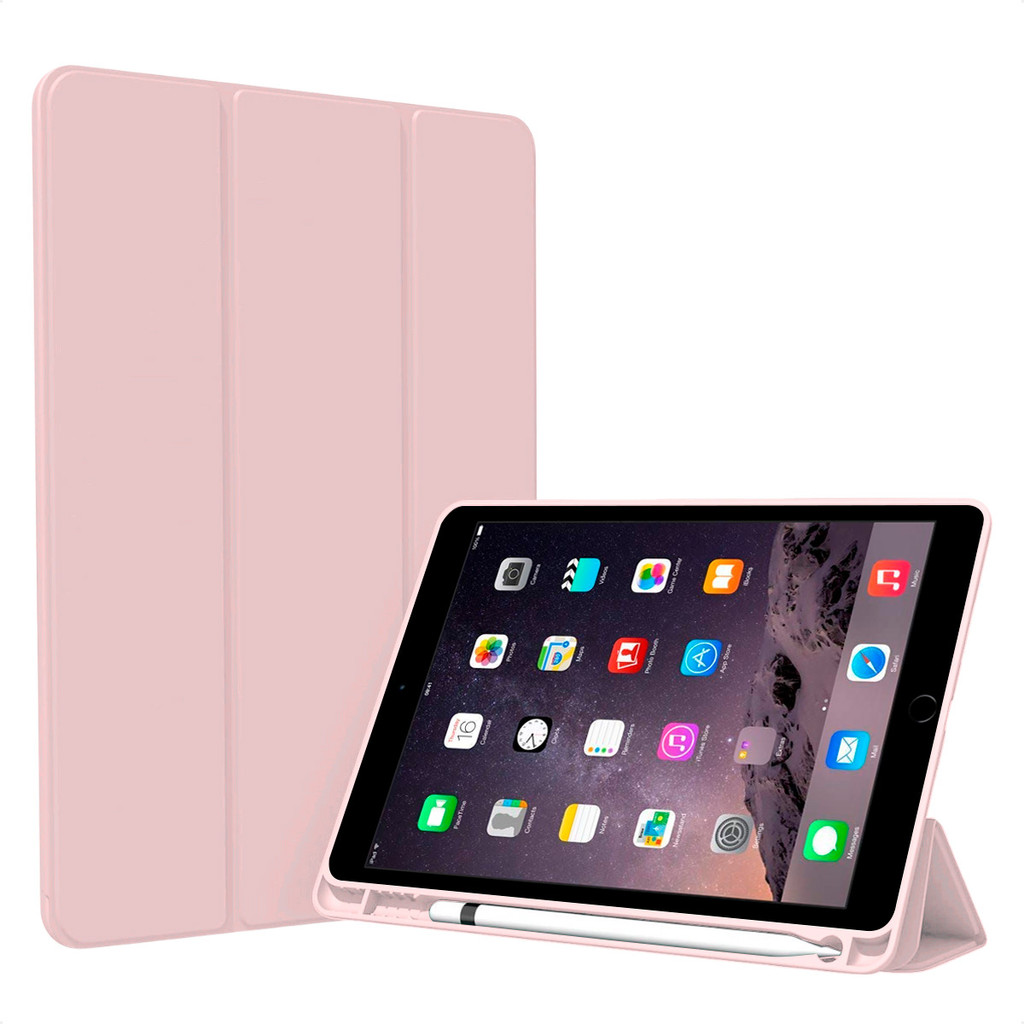 Capa iPad Air 2 Air 1 9.7 Smart Suporte Pencil Premium