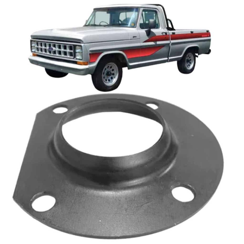 FLANGE CHAPA DO ROLAMENTO CARCACA SEMI EIXO DIFERENCIAL DANA/SPICER TRASEIRO FORD F1000 1979 A 1998