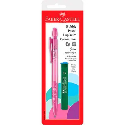 Lapiseira Bubble Pastel 0.7mm + 1 Tubo de Grafite - Faber-Castell