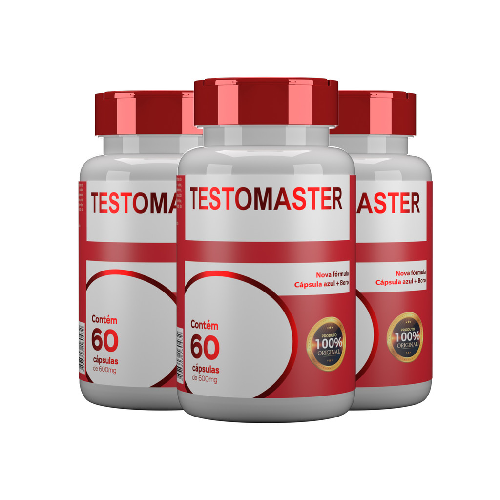 3x TESTOMASTER HF SUPLEMENTS 60 CAPS