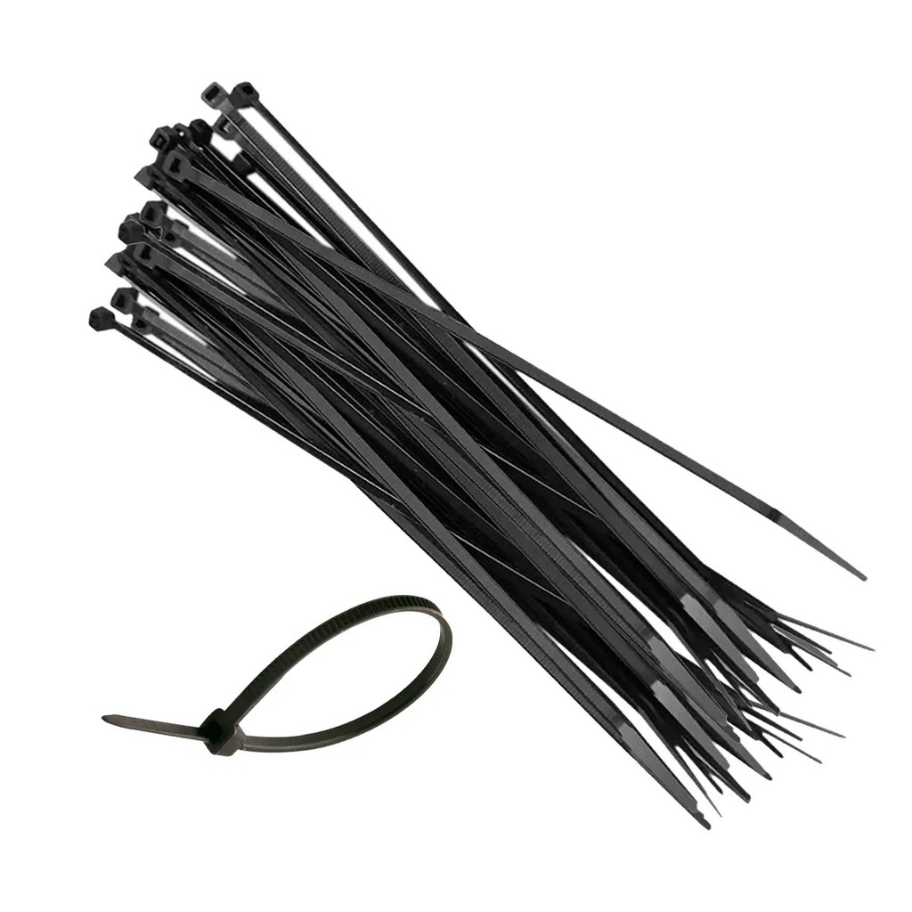 Abraçadeira Preta De Nylon Enforca Gato 100mm X 3mm em Oferta na Shopee