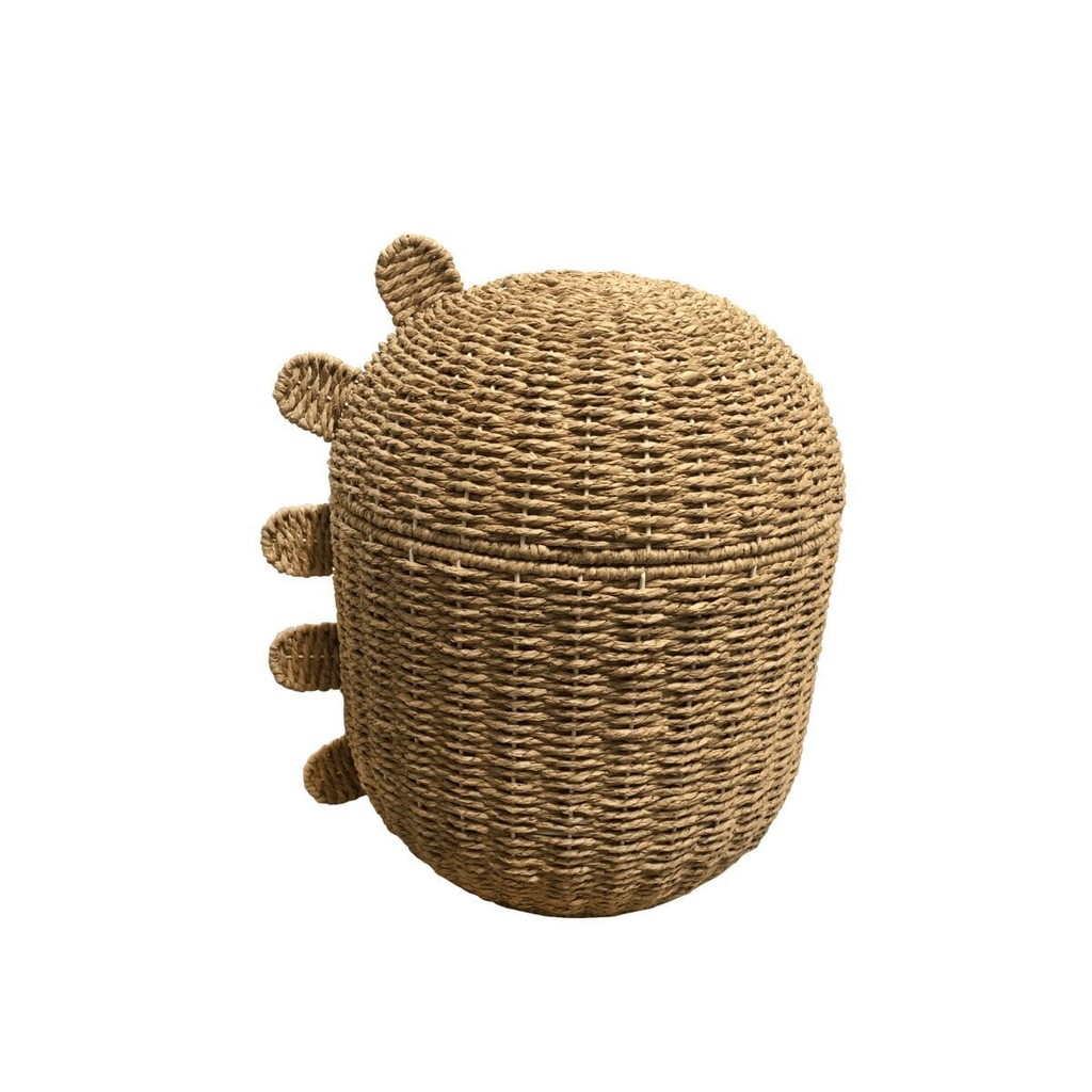 cesto organizador com tampa infantil 30cm dinossauro de corda - Oikos em Oferta na Shopee