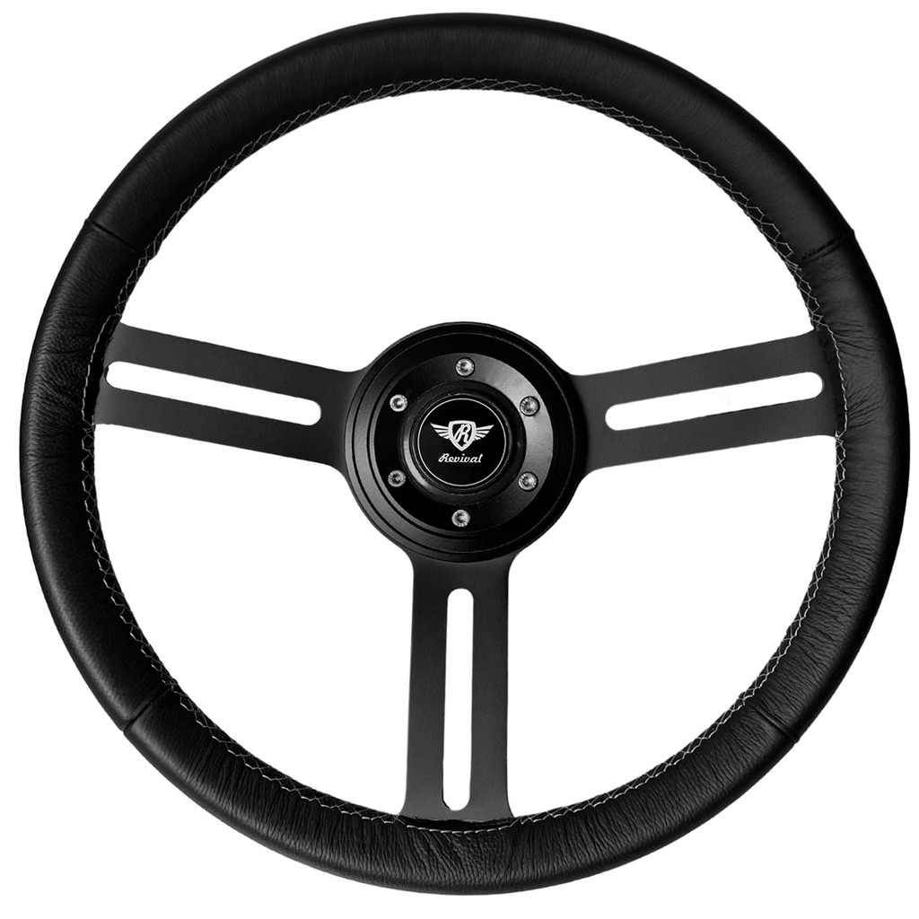 Volante Couro Cálice Bts Vw Buggy Jeep Fusca 1977 1978 1979