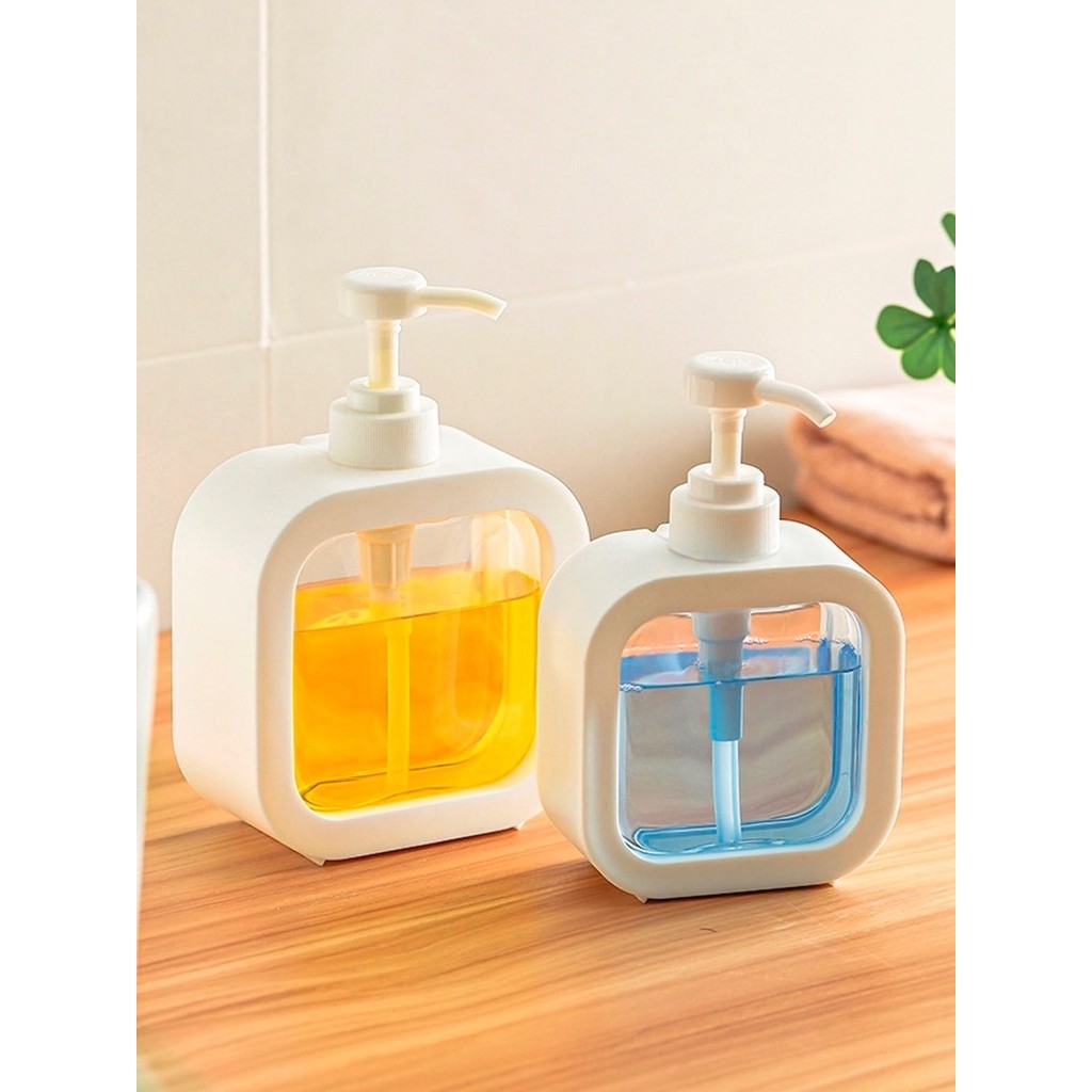 Porta Sabonete e Detergente Líquido Minimalista Com bombeador - 300ml