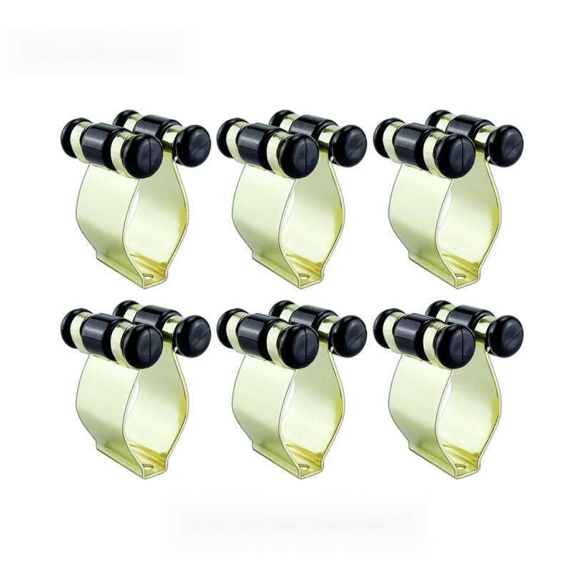Metal banhado a ouro fixado na parede suporte de vara de pesca vara de pesca Display suporte de armazenamento clube braç