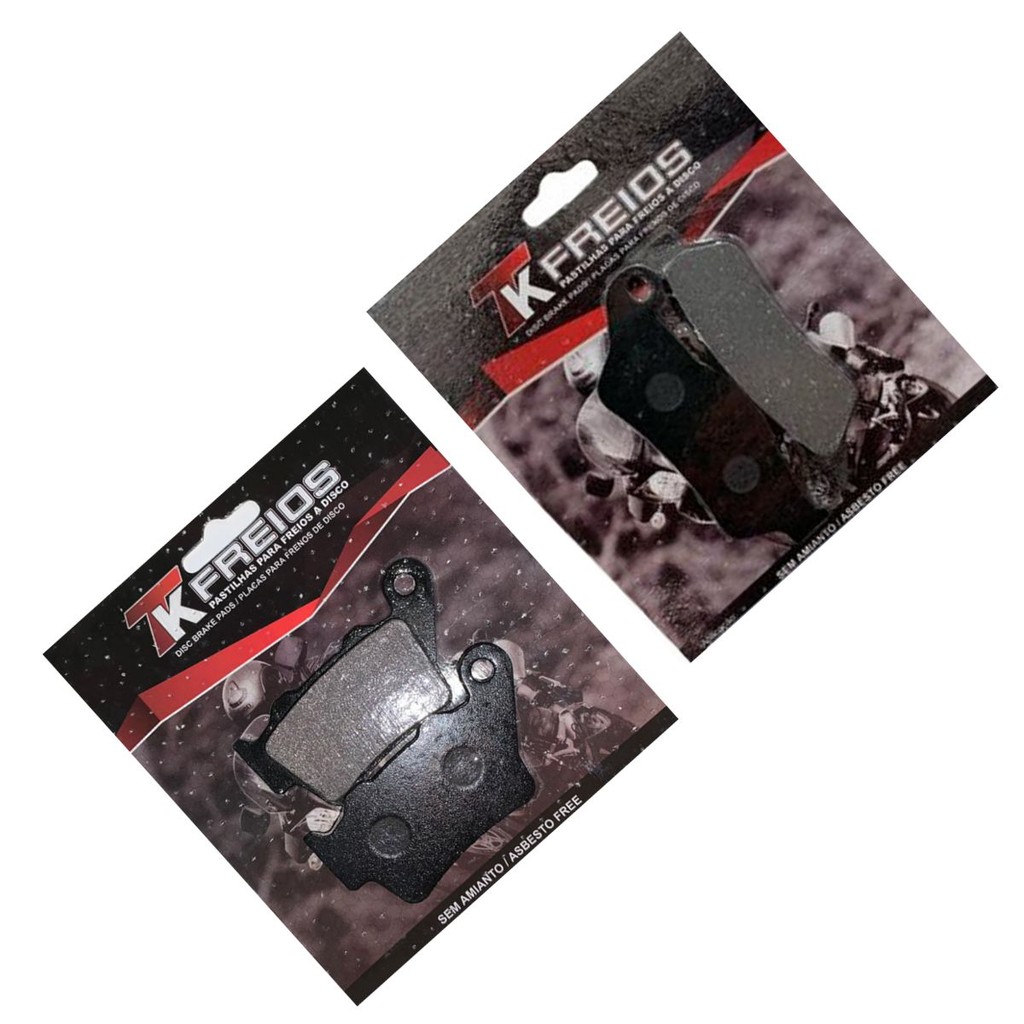 KIT PASTILHA DE FREIO ROYAL ENFIELD CLASSIC 500 EFI ANO 2016 2017 2018 2019 2020 2021 2022 TK