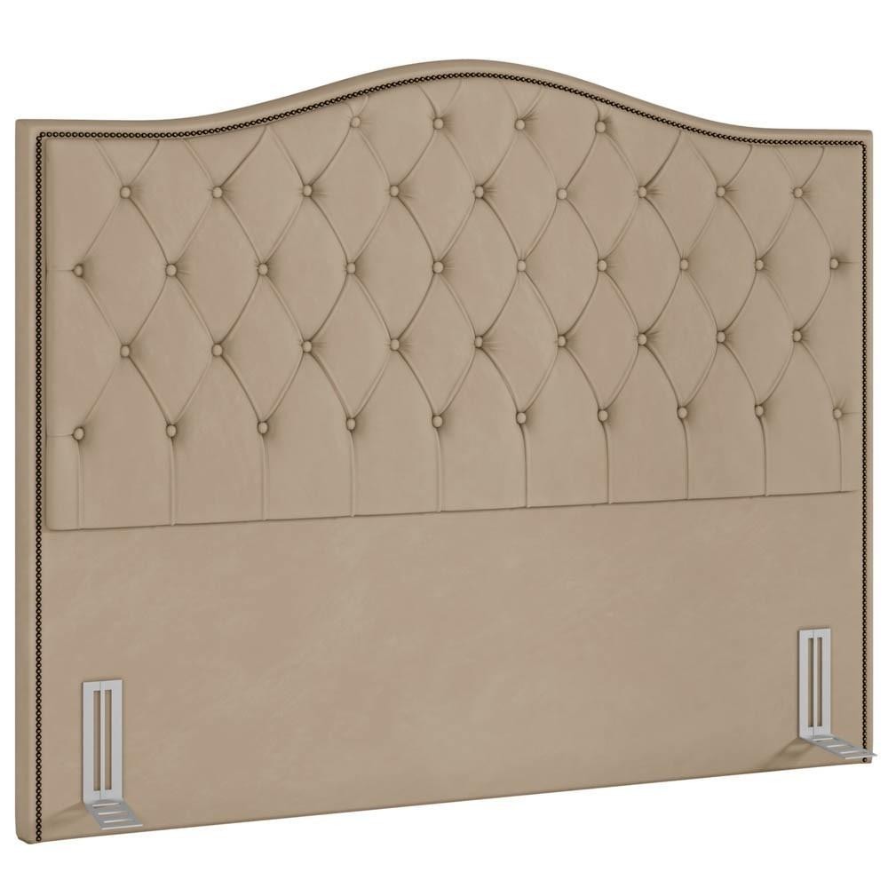 Cabeceira Cama Box Casal King 195cm Siena P02 Veludo Bege - Mpozenato em Oferta na Shopee