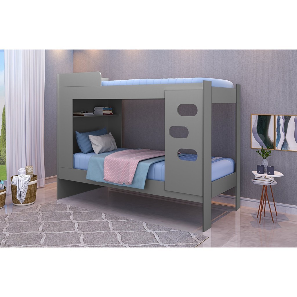 Beliche Solteiro em MDF 193cm x 97cm Floripa - Home & Living