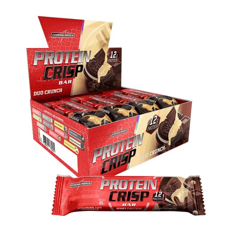 Protein Crisp Bar Duo Crunch Integralmedica 12Un 45g Integral Medica