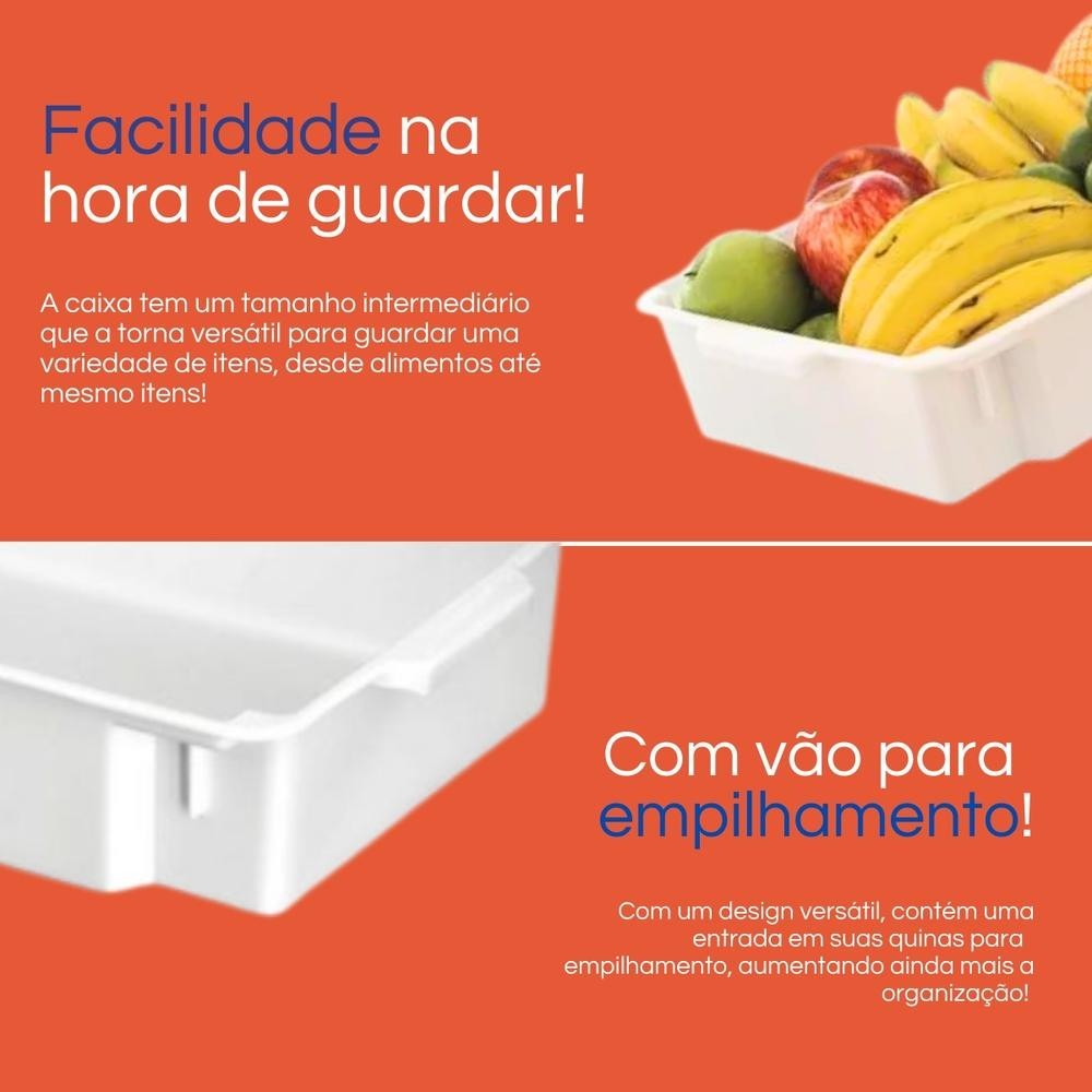 Kit c/ 09 Bandeja topa tudo 11,5L