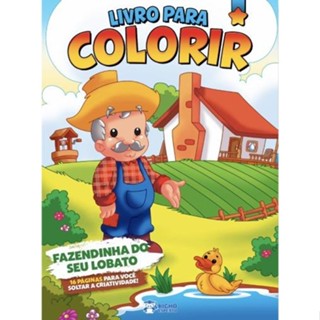 Livro Para Colorir - Fazendinha do Seu Lobato em Oferta na Shopee