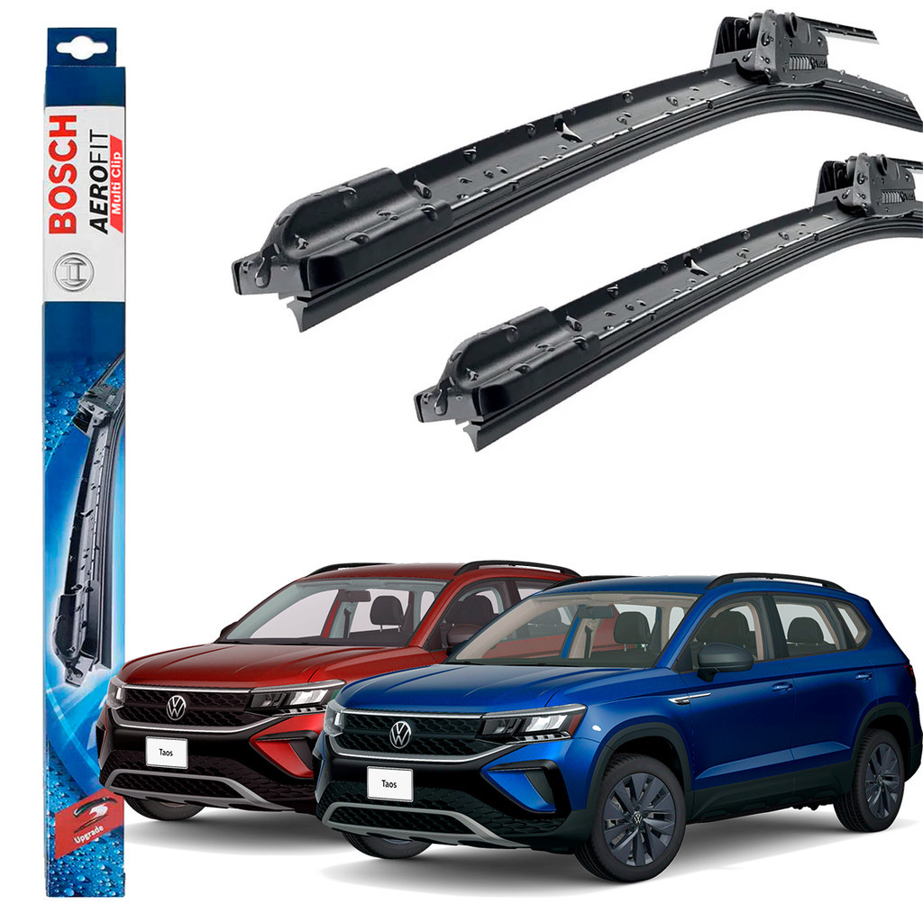 Par Palheta Limpador de Parabrisa Dianteiro Taos 2021 2022 2023 - Original Bosch em Oferta na Shopee