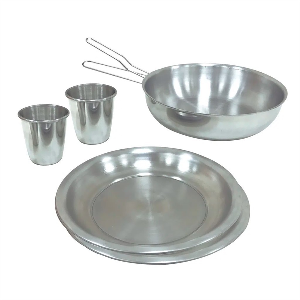 Kit Jogo De Panelas Para Camping Brunch - Nautika