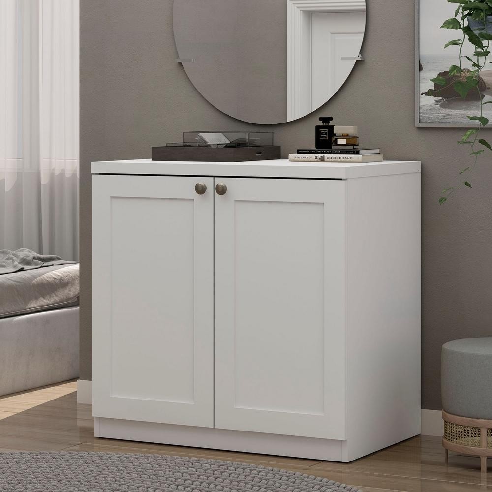Cômoda Genialflex Infinity 2 Portas Branco em MDF