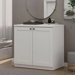 Cômoda Genialflex Infinity 2 Portas Branco em MDF