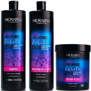 Hidrabell Ácido Hialurônico - Shampoo 800ml + Condicionador 800ml + Mascara 800ml - Reds em Oferta na Shopee