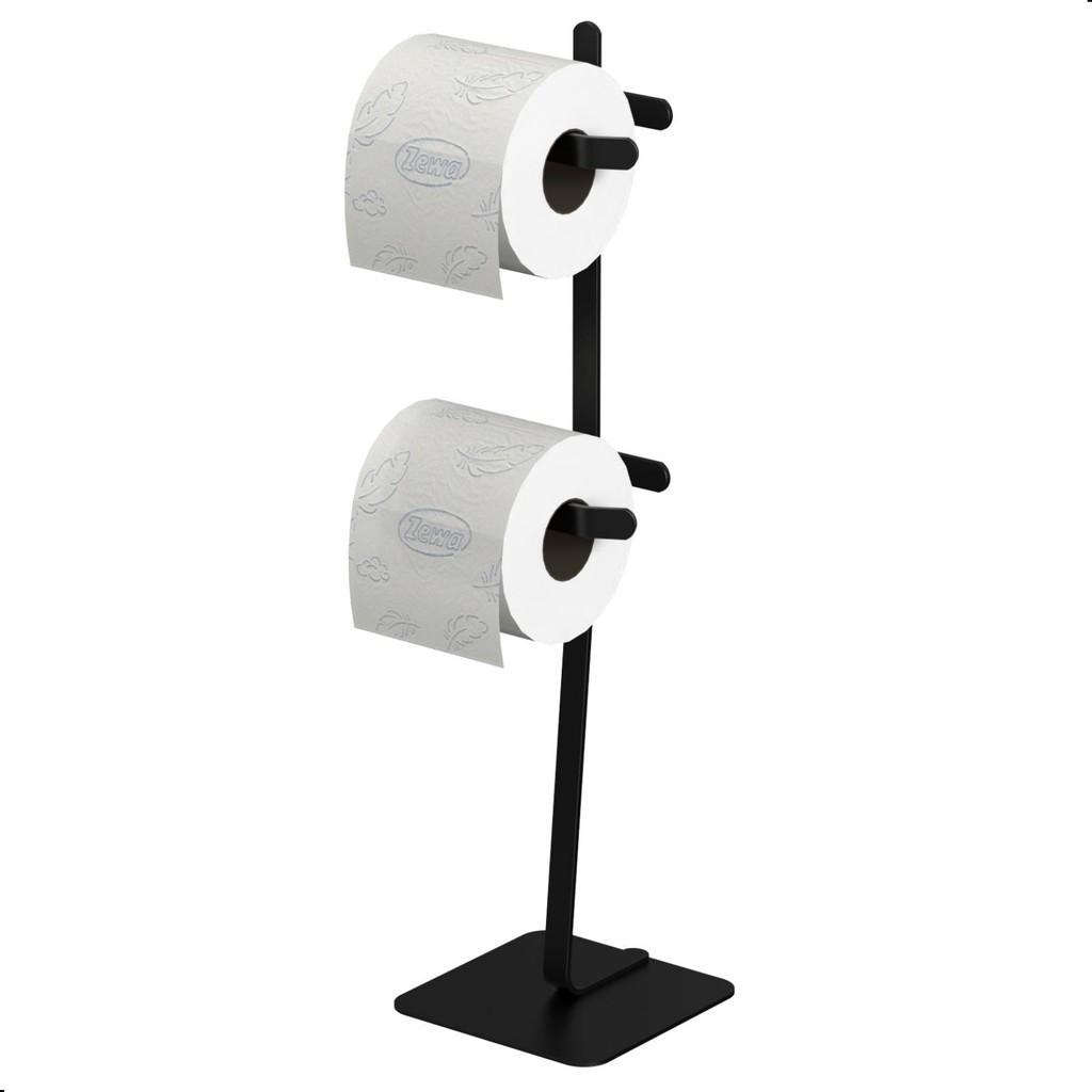 Porta Papel Higiênico de Chão Duplo Suporte Para Papel Oslo