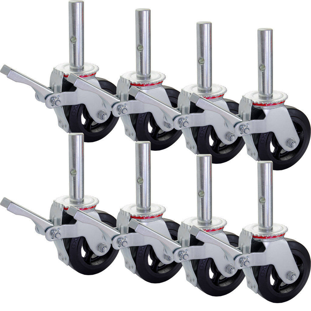 8 Roda Rodinha Rodizio Para Andaime Industrial 1800kg Colson