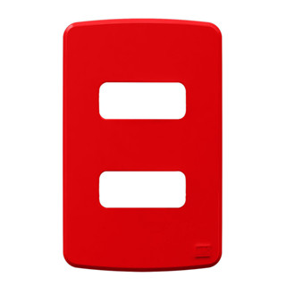 Placa Acabamento 4x2 2 Postos Separados Vermelho Composé Weg em Oferta na Shopee