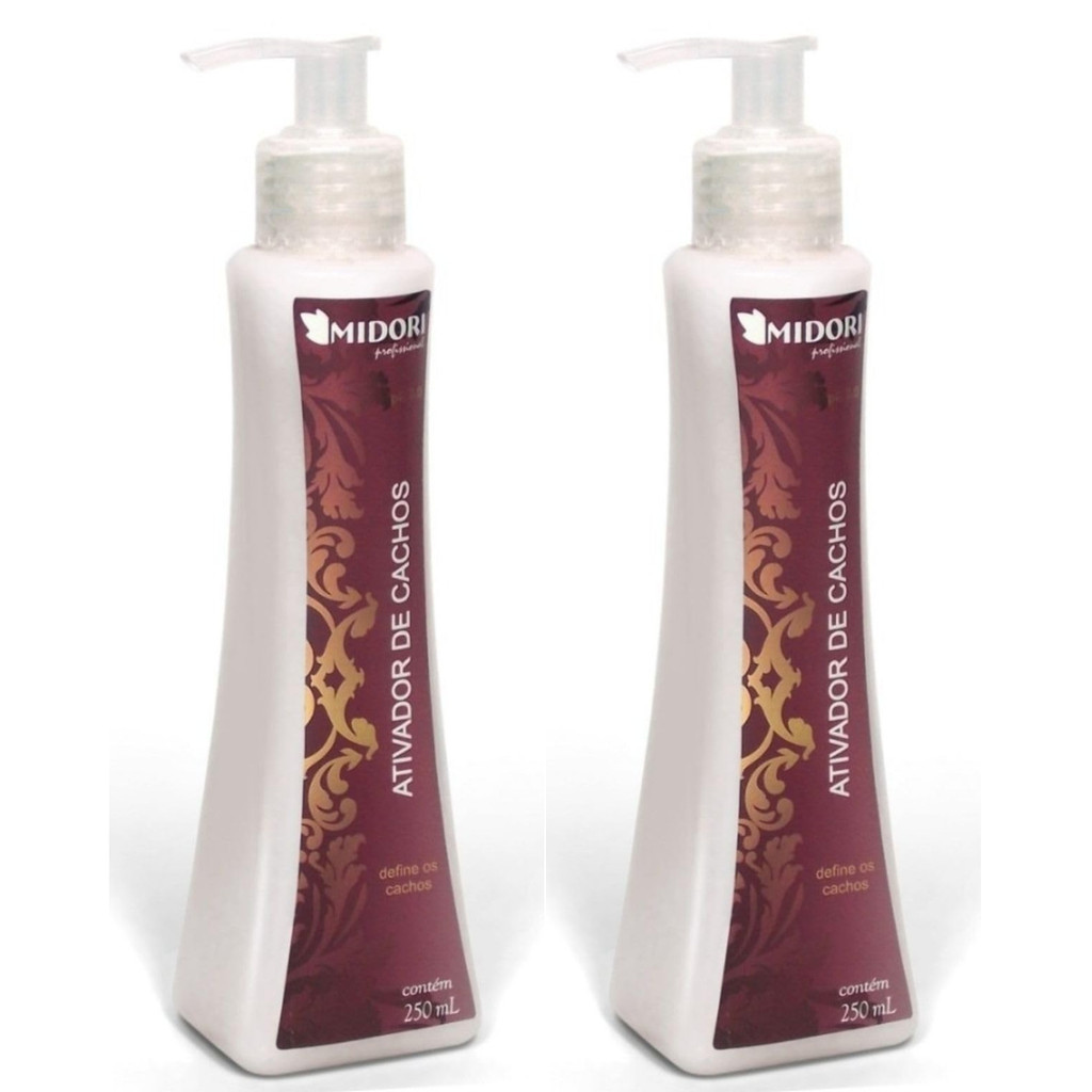 Kit 2 Creme Ativador De Cachos 250ml Midori Profissional