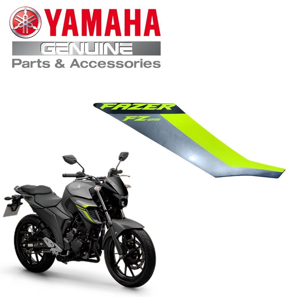 GRAFICO 2 ADESIVO DA TOMADA DE AR DIREITA FZ25 FAZER 250 CINZA ORIGINAL YAMAHA