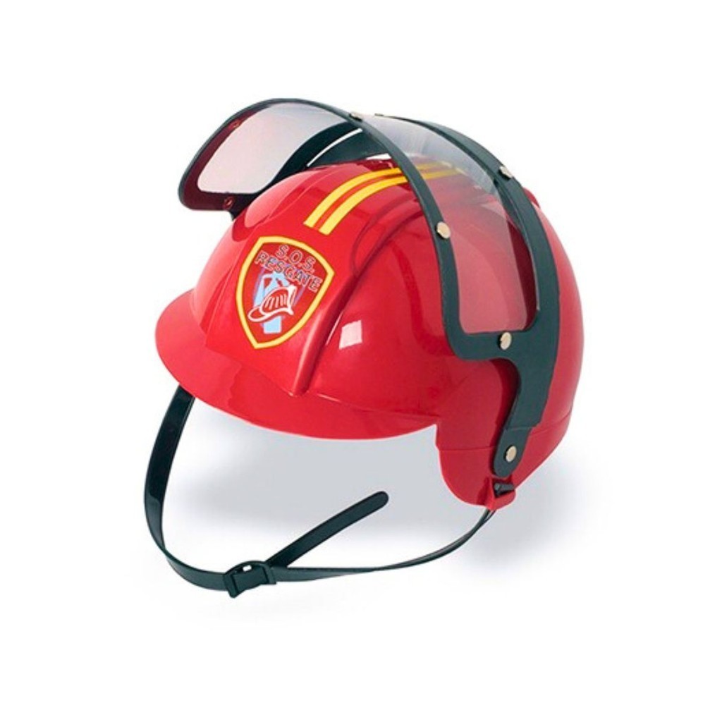 Capacete Bombeiro Esquadrão C/ Viseira Infantil - Pica Pau