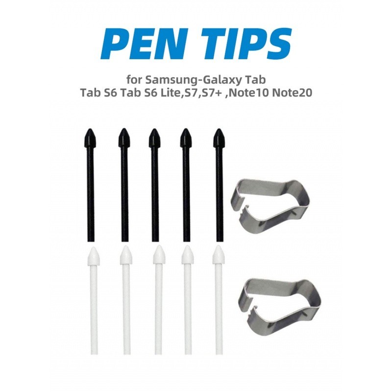 Pontas De Caneta De Reposição Para Samsung S Pen Original-Compatível Com Galaxy Tab S6 Lite/S6/S7 + FE/S8 Note 10/20