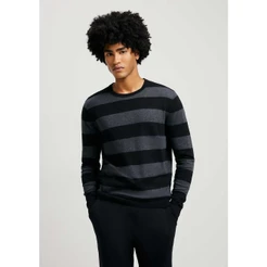 Blusão Básico Masculino Listrado Em Tricô Hering