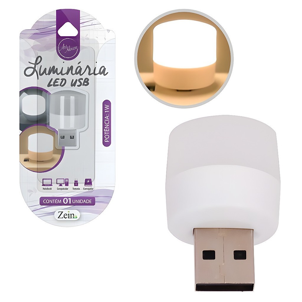 2 PLUG LUMINÁRIA LED USB ABAJUR LEITURA TOMADA COMPUTADOR