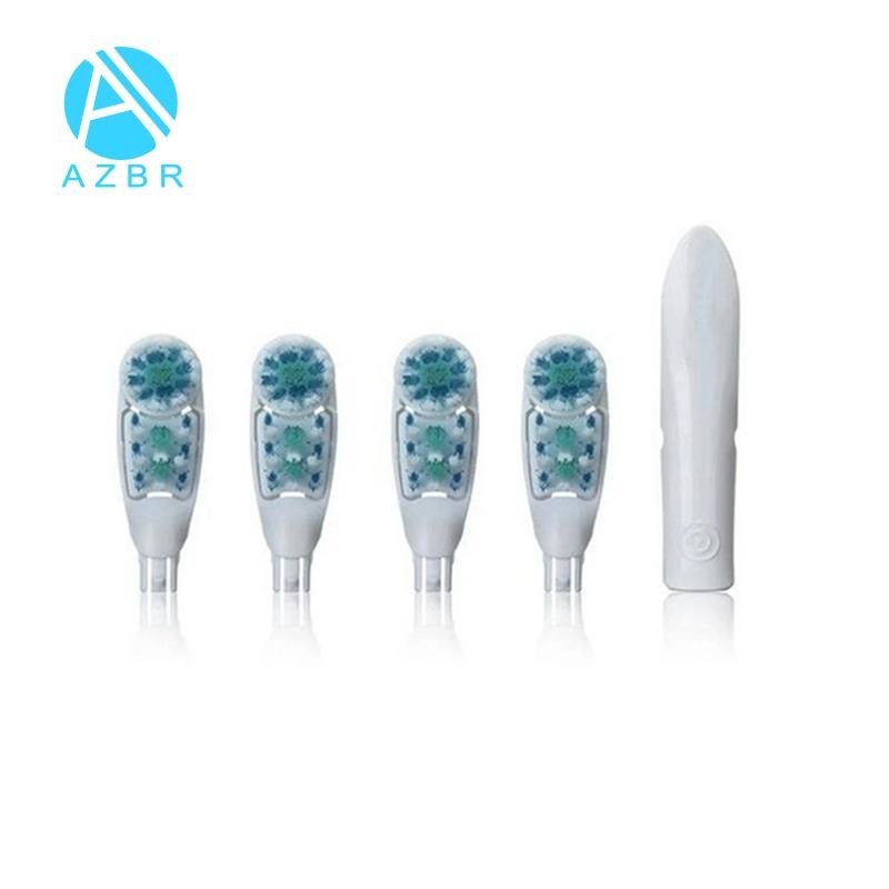 4PCS Escova De Dentes Sensível Com Dupla Limpeza Para 3733 4732 4734 Elétrica Rotativa