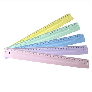 RÉGUA DE 30 CM SERENA COR PASTEL - DELLO em Oferta na Shopee