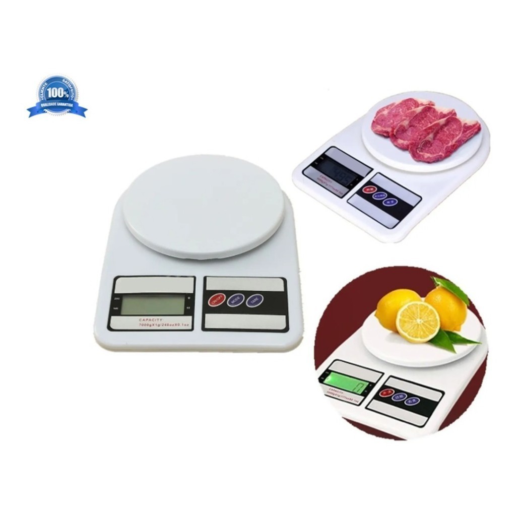 Balança digital cozinha precisão pilhas inclusas AA 10kg PRONTO ENTREGA
