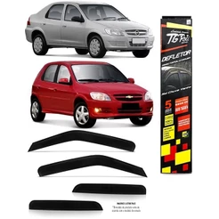 Calha Chuva Defletor TG Poli Celta 2003 a 2015 Prisma 2006 a 2012 4 Portas