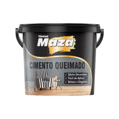 EFEITO CIMENTO QUEIMADO 5,6KG MAZA - VÁRIAS CORES