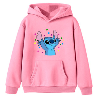 Moletom Casaco Infantil Stitch Lilo Festa Canguru Capuz Menino Menina em Oferta na Shopee