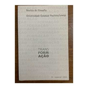 Transformação Revista de Filosofia Vol. 34 Especial autor Ubirajara R. de Azevedo Marques (ed. Responsável)