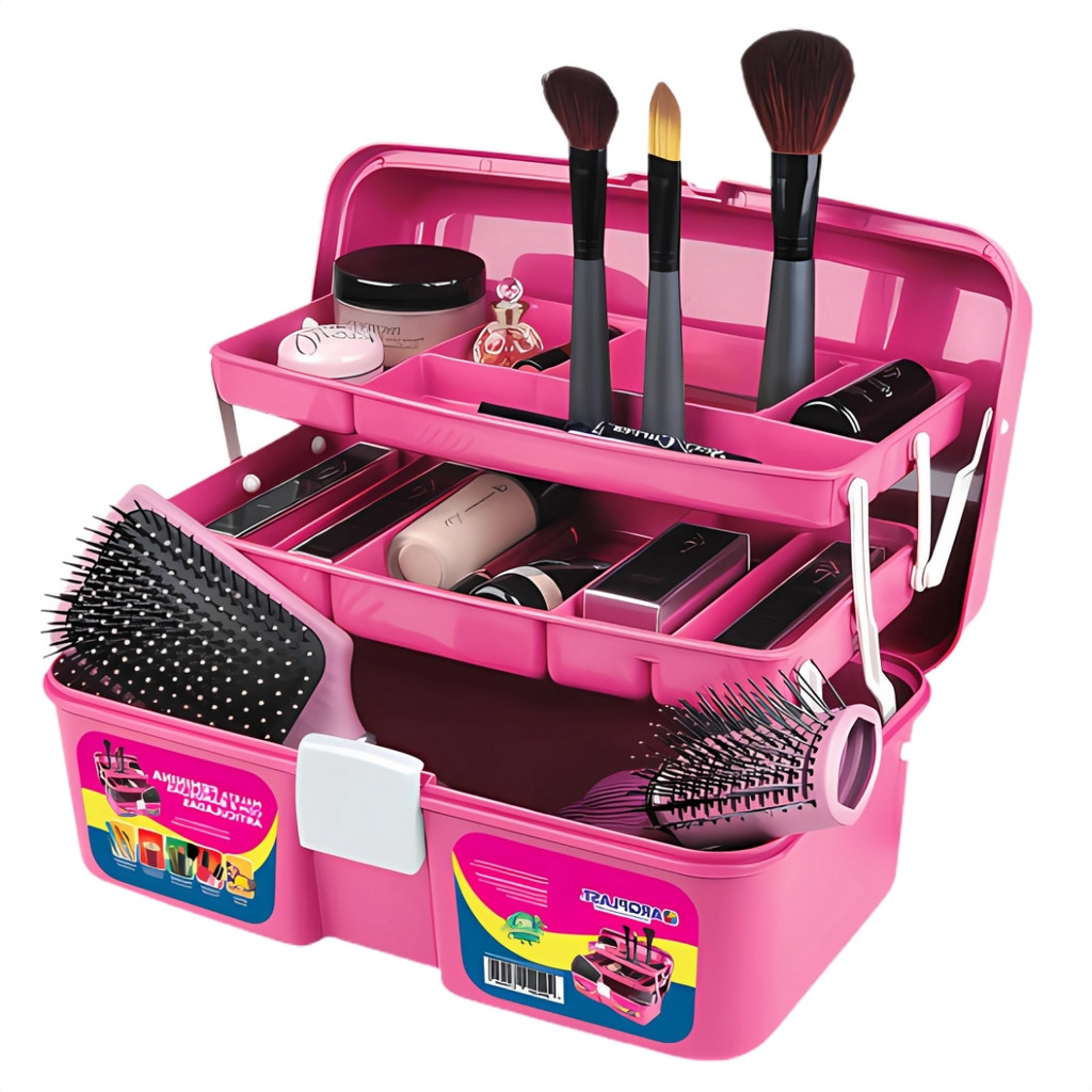 Maleta Feminina com Divisórias para Maquiagem e Acessórios em Oferta na Shopee