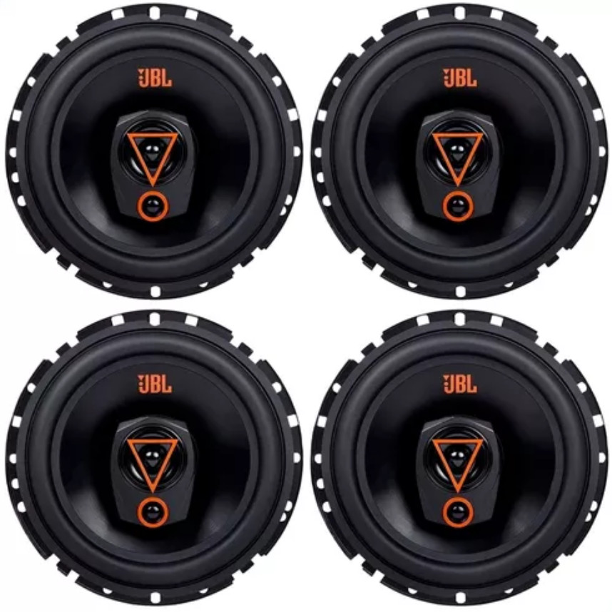 Kit 4 Falantes 6 Polegadas Jbl 6trms80 Triaxial 320w 4 Ohms Cada Alto falante 80w