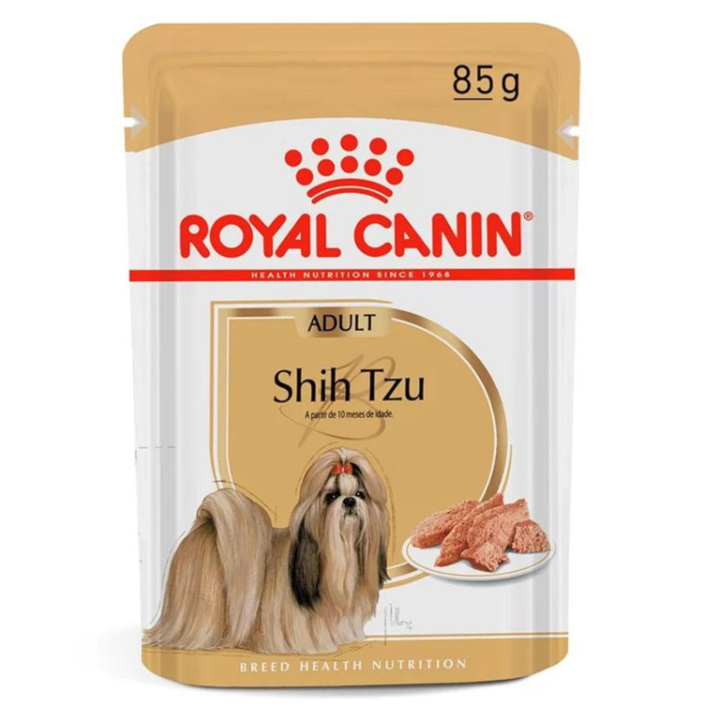 Ração Úmida Royal Canin Shih Tzu Cães Adultos 85g em Oferta na Shopee