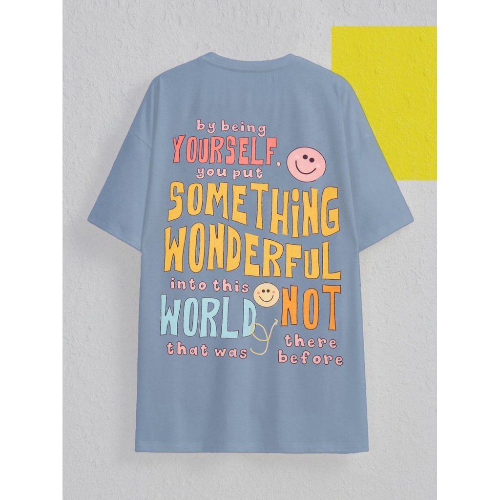 Camiseta Estampa Simples Unissex Blusa Feminina Oversized Bordado Aesthetic Streetwear Camisa 