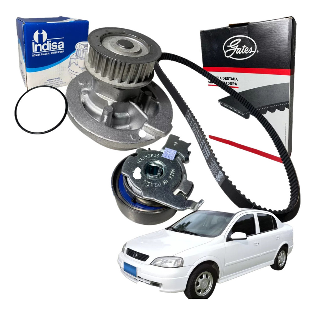 Kit Correia Dentada + Tensor + Bomba D'agua Vectra Astra 2.0 8v em Oferta na Shopee