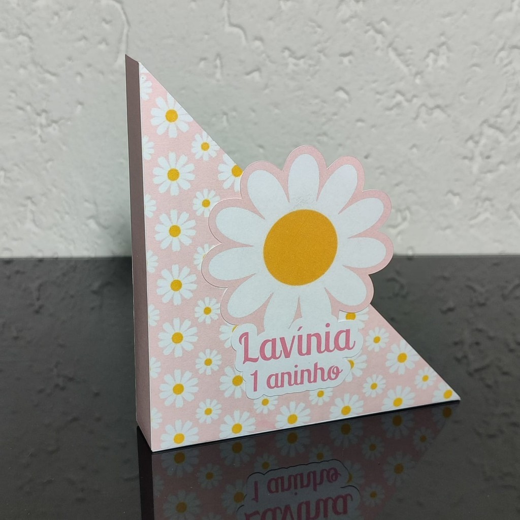 PORTA GUARDANAPO PERSONALIZADO MARGARIDA em Oferta na Shopee