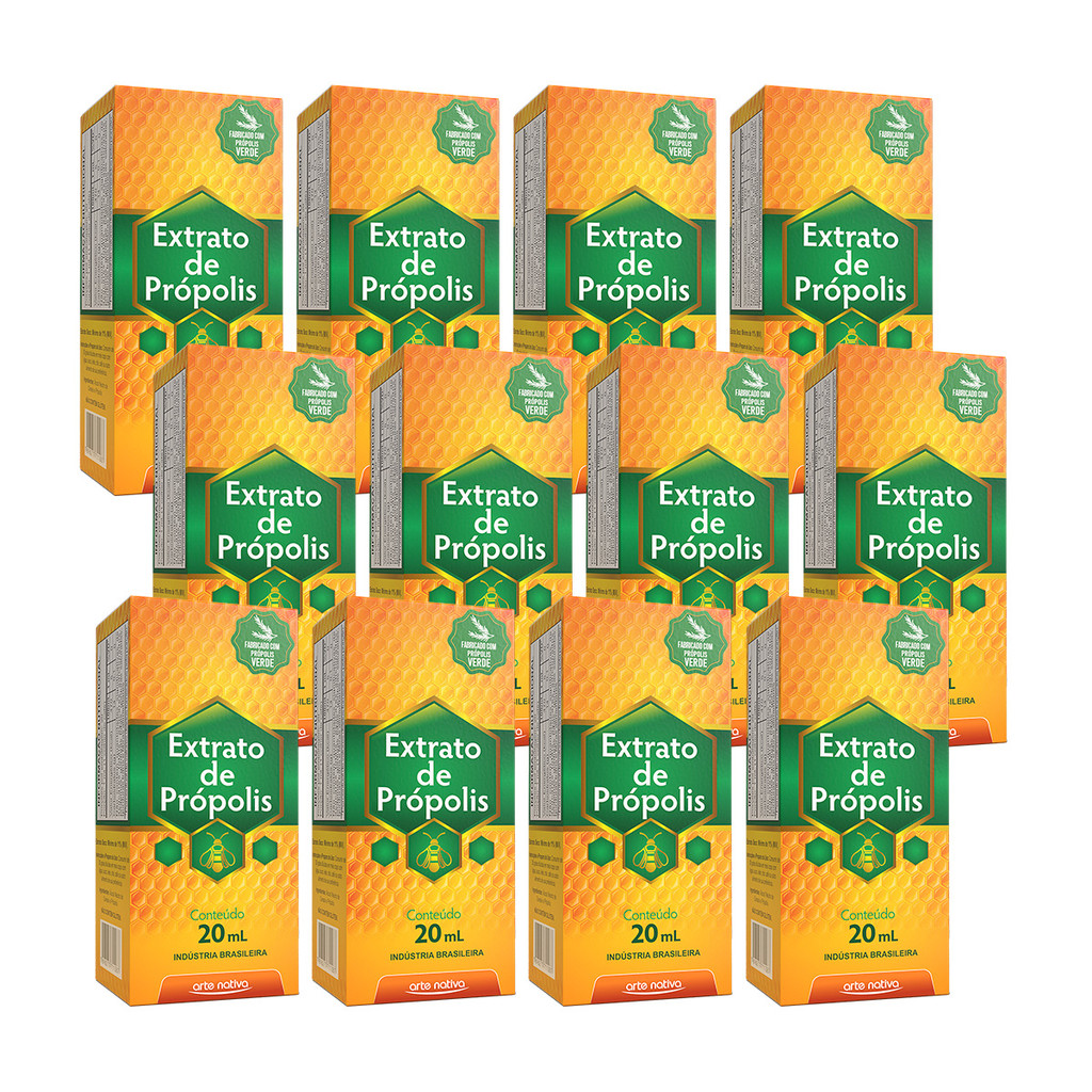 Kit 12 und Extrato de Própolis Arte Nativa 20 ml - Health
